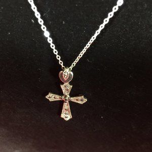 Silver Cross Necklace